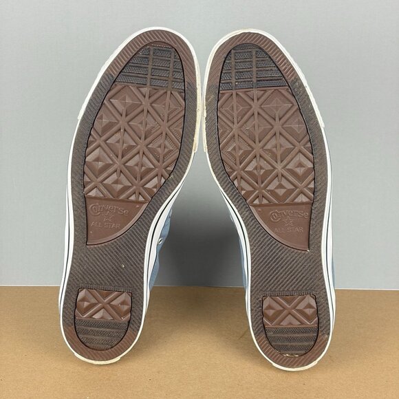 Converse Chuck Taylor All Star High Top Canvas Sneakers Mens 12 Gray Blue - Picture 7 of 10